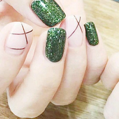 마켓감성 썸머쿨 네일스티커, 타입4, 4세트