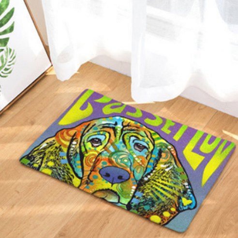 노랜드 Colourful Dog style 다용도 발매트, 15