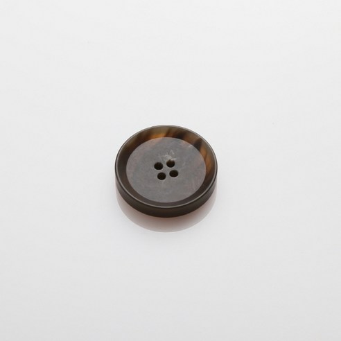 HR빅버튼 덴마크 무광 단추 25mm, 브라운, 8개입