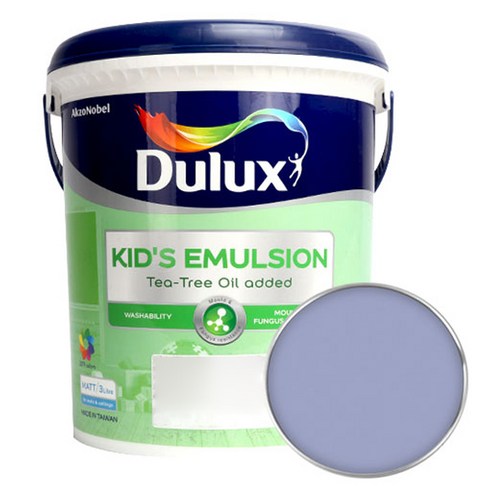 듀럭스 키즈 에멀전 무광 페인트 3L, Princely Purple