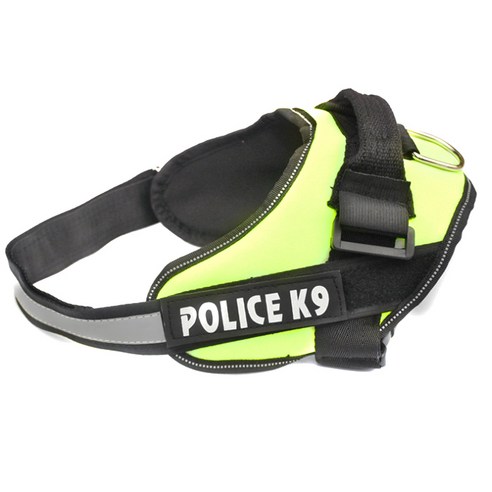 제제펫 반려견 폴리스 K9 하네스 XS, Y106PDRH001, 1세트