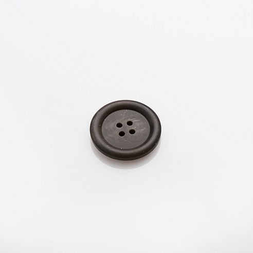 HR빅버튼 플러스 무광 단추 28mm, 다크브라운, 12개입