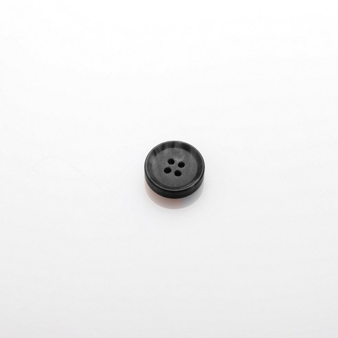 HR빅버튼 덴마크 무광 단추 18mm, 블랙, 8개입