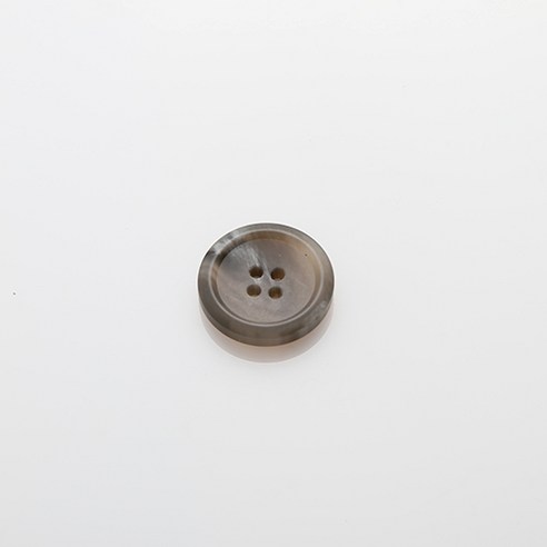 HR빅버튼 각시봉 무광 단추 25mm, 그레이, 12개입