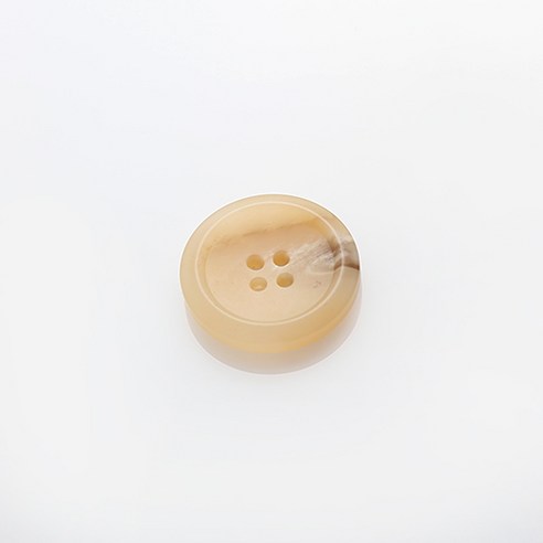 HR빅버튼 각시봉 무광 단추 30mm, 선떼베이지, 4개입