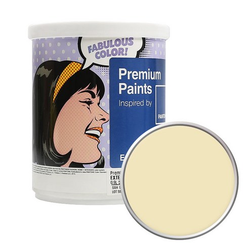 노루페인트 팬톤 외부용 실외페인트 저광 1L, 12-0815 Vanila Custard