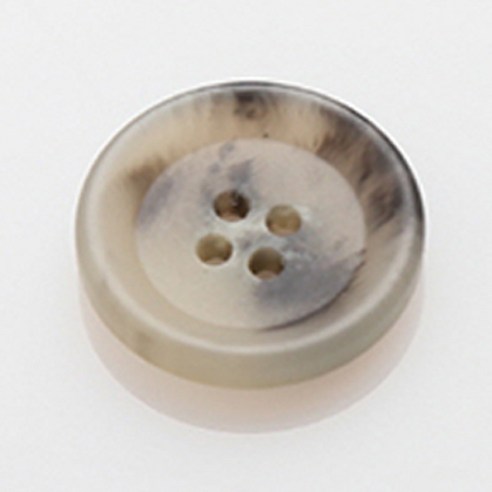 HR빅버튼 모던무광 단추 21mm, 라이트그레이, 4개입