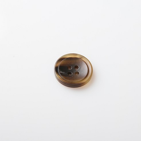 HR빅버튼 쿠바 무광 단추 28mm, 라이트브라운, 4개입