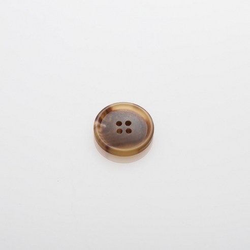 HR빅버튼 디젤무광 단추 21mm, 연브라운, 4개입
