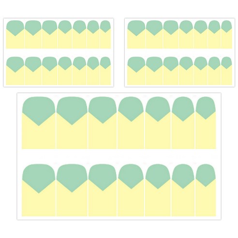 해피트레이딩 일러스트 패턴 네일장식 스티커, 13, 3개입 네일스티커