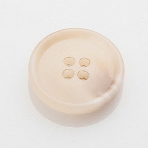 HR빅버튼 마니 무광 단추 18mm, 스킨베이지, 12개입