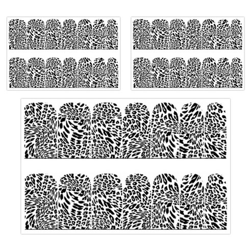 해피트레이딩 일러스트 패턴 네일장식 스티커, 53, 3개입