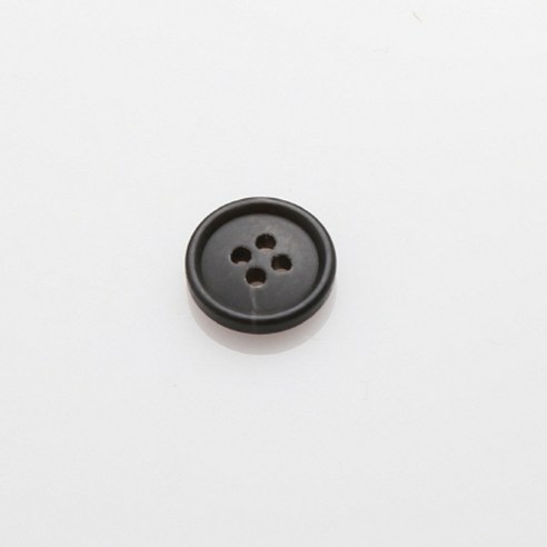 HR빅버튼 디젤무광 단추 18mm, 연블랙, 4개입