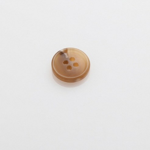 HR빅버튼 디젤무광 단추 18mm, 다크베이지, 4개입