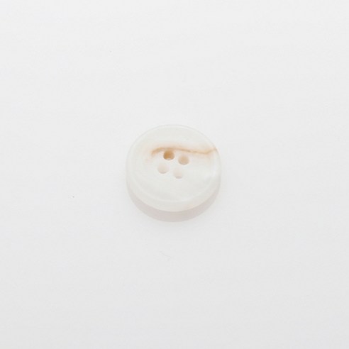 HR빅버튼 디젤무광 단추 18mm, 화이트, 12개입