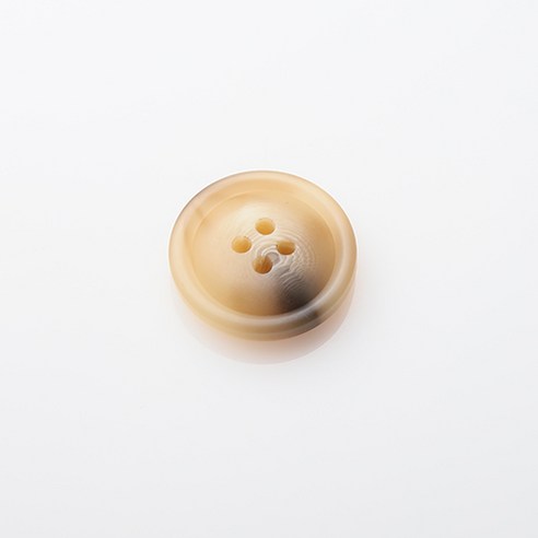 HR빅버튼 호동 무광 단추 28mm, 라이트베이지, 4개입