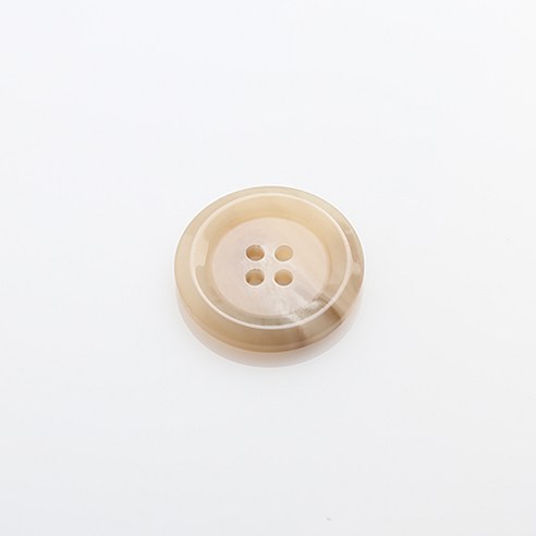 HR빅버튼 티유 단추 28mm, 코코아베이지, 4개입