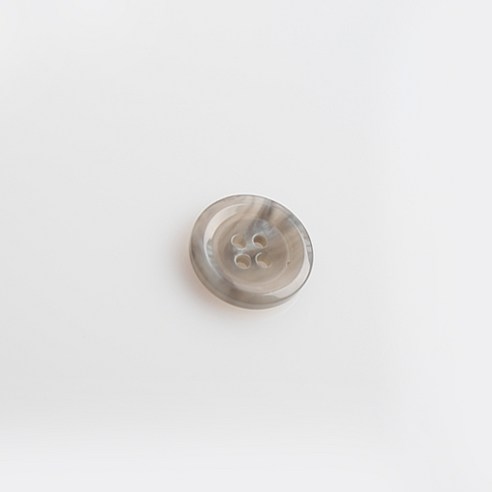 HR빅버튼 티유 단추 21mm, 그레이, 12개입