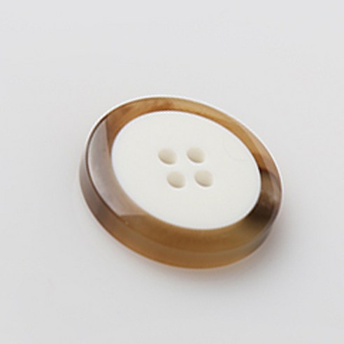 HR빅버튼 도민준 단추 23mm, 연베이지, 4개입