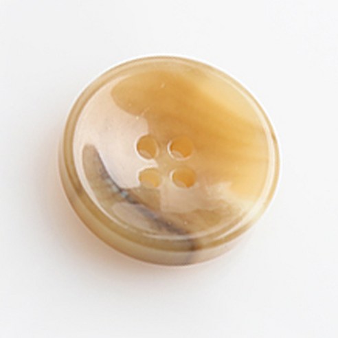 HR빅버튼 웰빙 단추 23mm, 베이지, 4개입