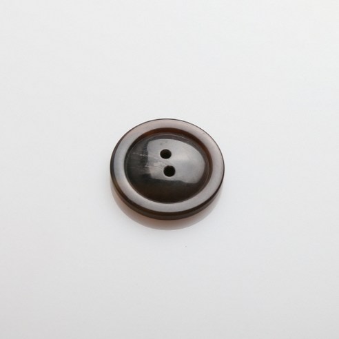 HR빅버튼 보티첼리 단추 28mm, 브라운, 12개입