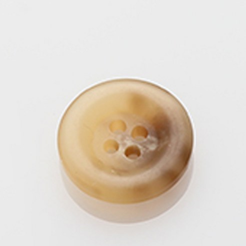 HR빅버튼 어게인 무광 단추 15mm, 다크베이지, 4개입