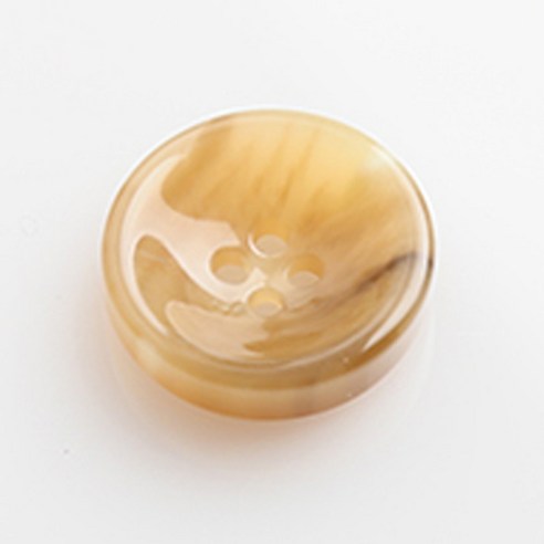 HR빅버튼 웰빙 단추 21mm, 베이지, 4개입