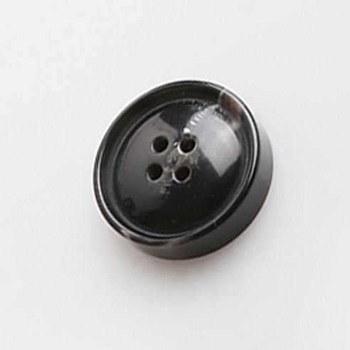 HR빅버튼 볼드 단추 23mm, 블랙, 12개입