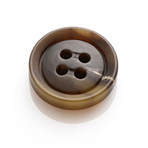 HR빅버튼 르노 단추 25mm, 브라운, 4개입