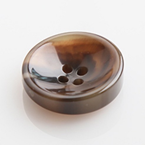 HR빅버튼 웰빙 단추 25mm, 브라운, 4개입