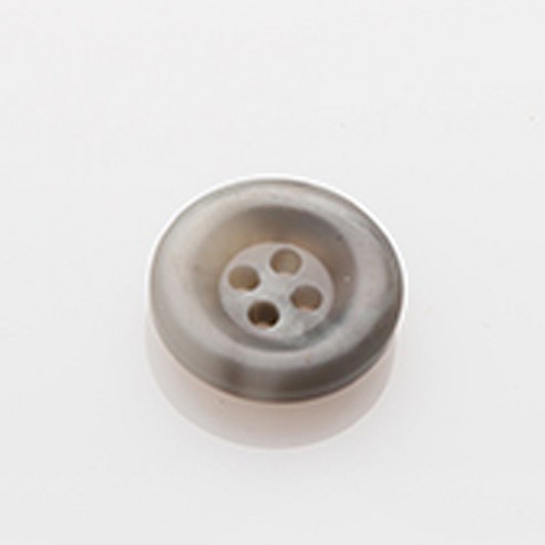 HR빅버튼 어게인 무광 단추 18mm, 그레이, 4개입