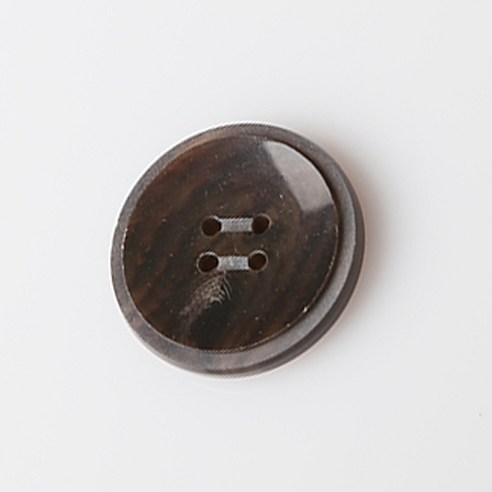 HR빅버튼 네로 단추 25mm, 선브라운, 8개입