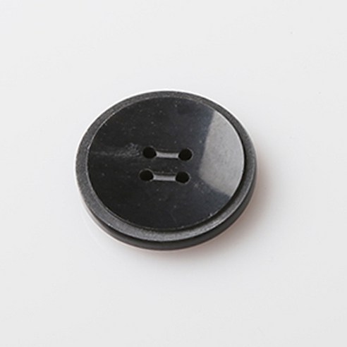HR빅버튼 네로 단추 28mm, 선블랙, 8개입