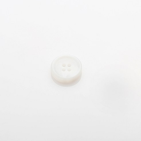 HR빅버튼 썸데이무광 단추 15mm, 화이트, 12개입