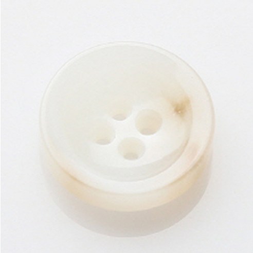 HR빅버튼 에이스 단추 15mm, 화이트, 12개입