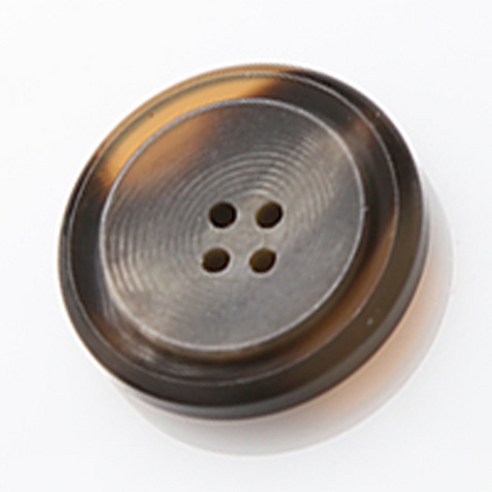 HR빅버튼 도시바 단추 30mm, 브라운, 4개입