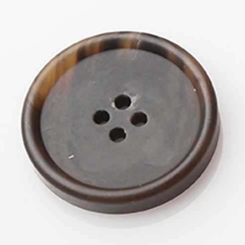 HR빅버튼 메시아 무광 단추 지름 30mm, 라이트브라운, 4개입