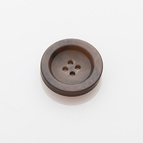 HR빅버튼 텔미 무광 단추 21mm, 다크브라운, 8개입