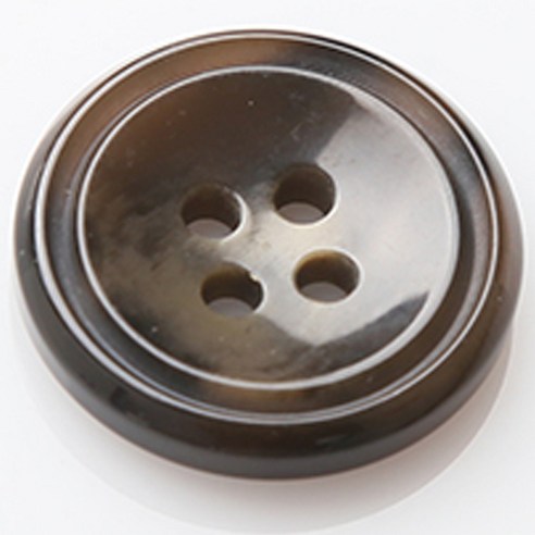HR빅버튼 팩토리 단추 30mm, 브라운, 8개입