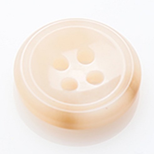 HR빅버튼 팩토리 단추 21mm, 라이트베이지, 4개입