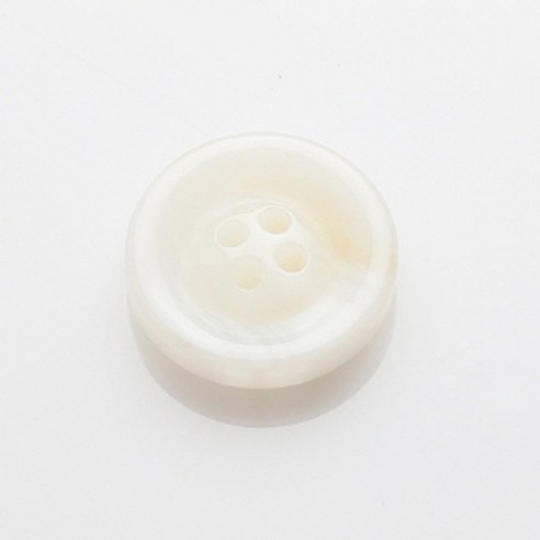 HR빅버튼 빅마마 단추 18mm, 화이트, 4개입