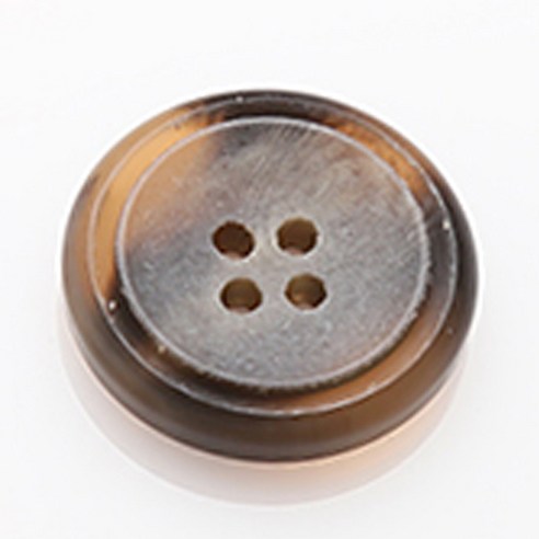 HR빅버튼 도시바 단추 21mm, 브라운, 8개입