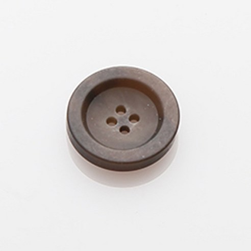 HR빅버튼 텔미 무광 단추 23mm, 다크브라운, 4개입