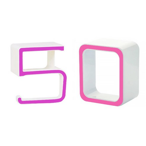 DM 숫자 욕실 수납 거치대 50, 핑크, 1세트