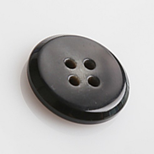 HR빅버튼 안단테 단추 18mm, 블랙, 4개입