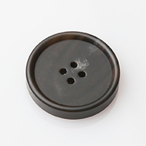 HR빅버튼 메시아 무광 단추 지름 30mm, 다크브라운, 12개입
