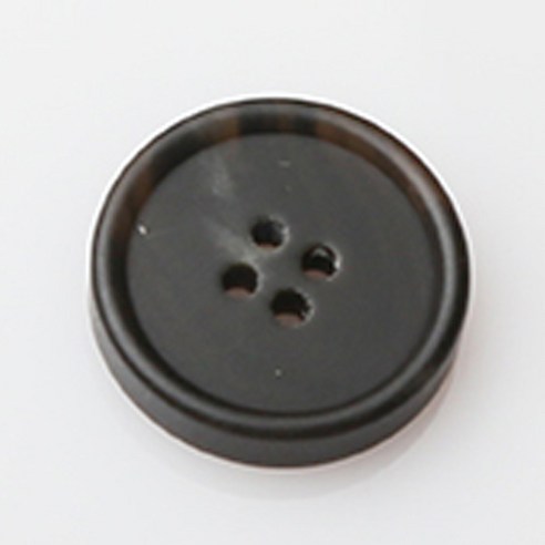 HR빅버튼 메시아 무광 단추 지름 23mm, 다크브라운, 8개입
