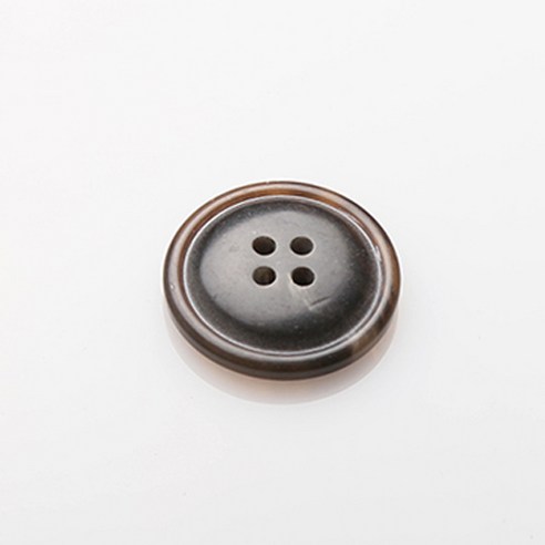 HR빅버튼 어라운드 단추 21mm, 브라운, 12개입