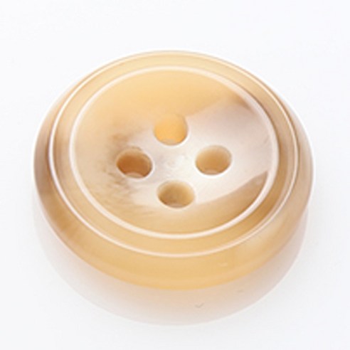 HR빅버튼 팩토리 단추 21mm, 다크베이지, 8개입