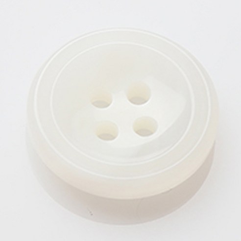 HR빅버튼 팩토리 단추 23mm, 화이트, 12개입